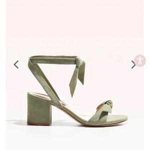 Alexandre Birman Clarita Sandal in Green Suede